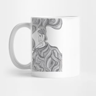 Squiggly Lady Mug